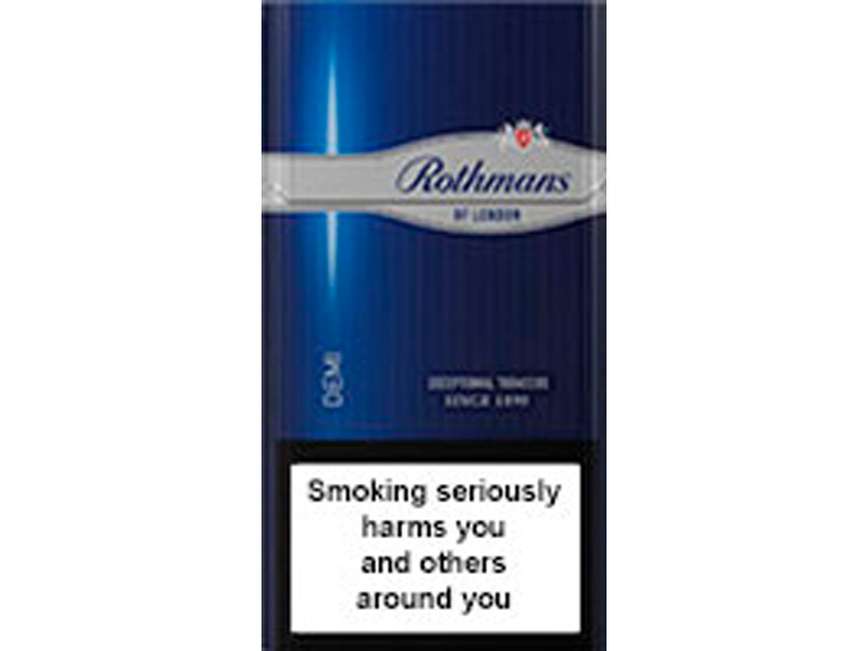 Rothmans Demi Blue duty-free carton